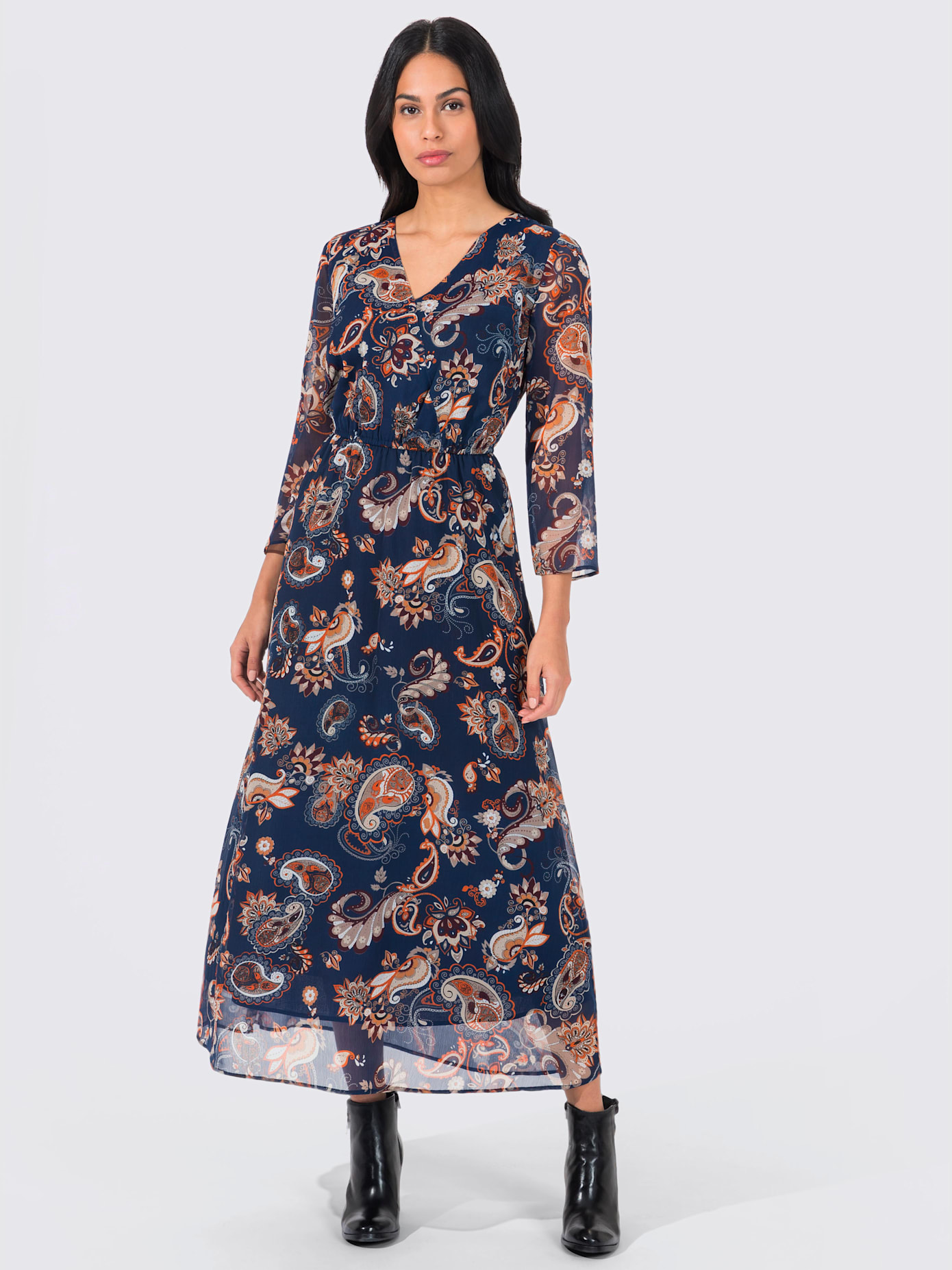 Robe longue qualité tissée