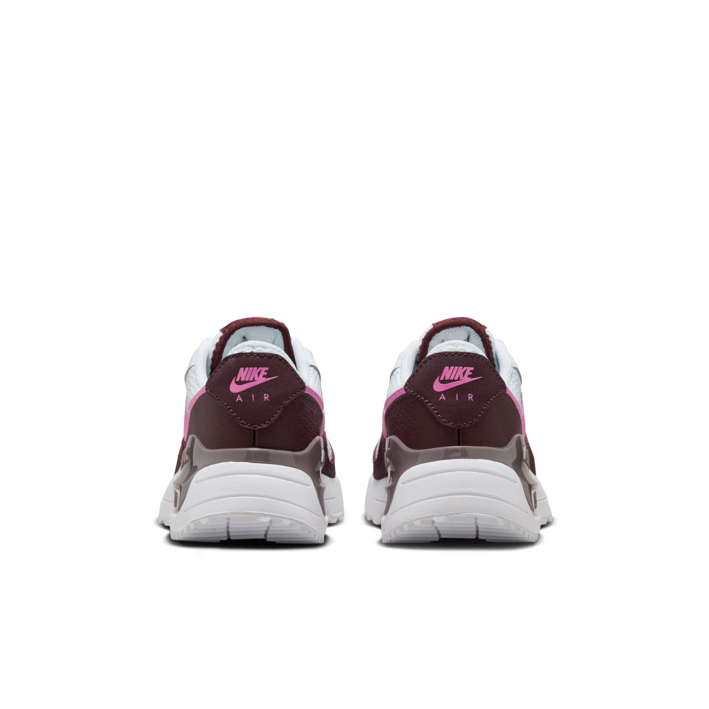 Nike Air Max Systm Sneakers Kids Wit Roze Bordeauxrood