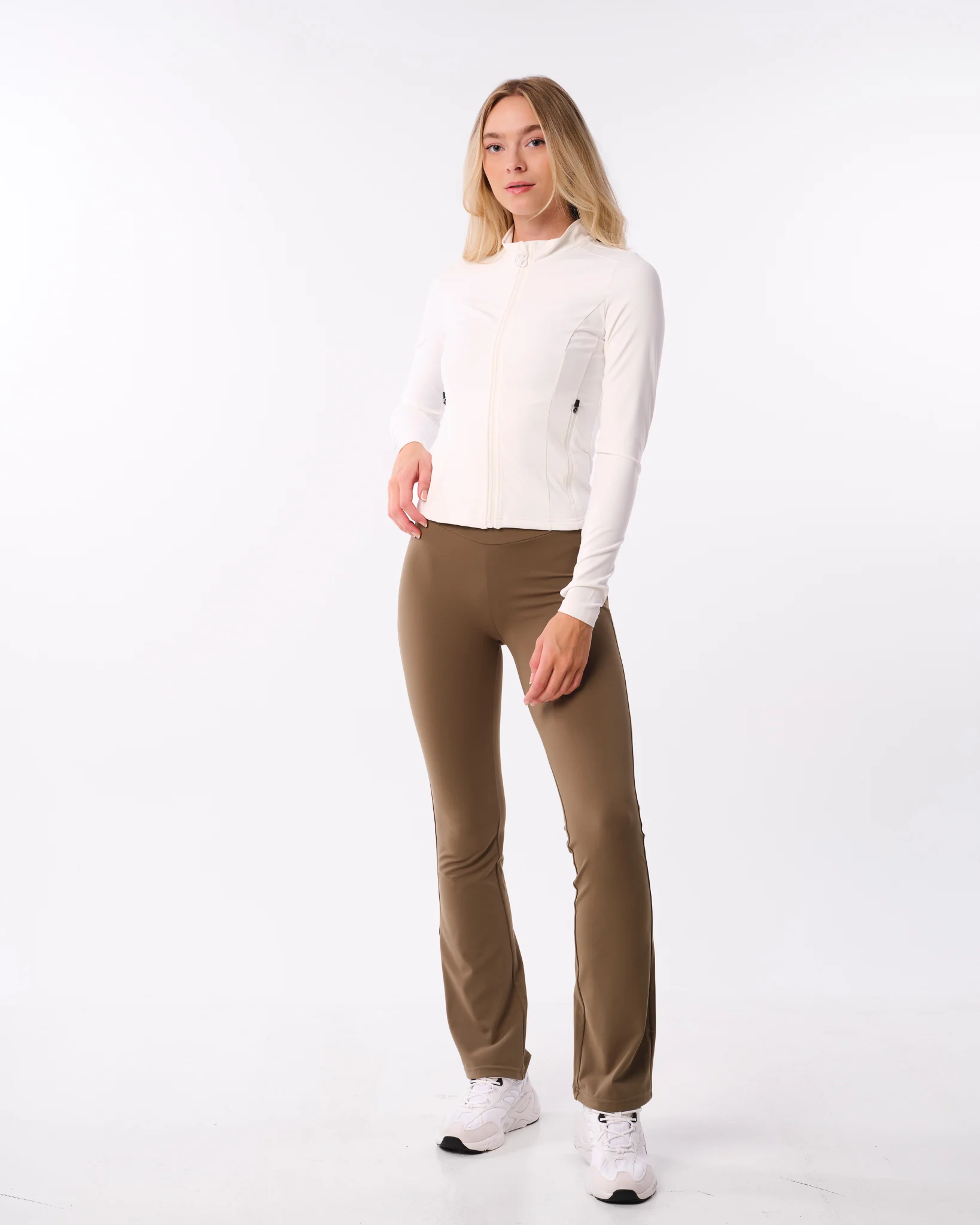 Bumpro Lively Zip Up Jacket White
