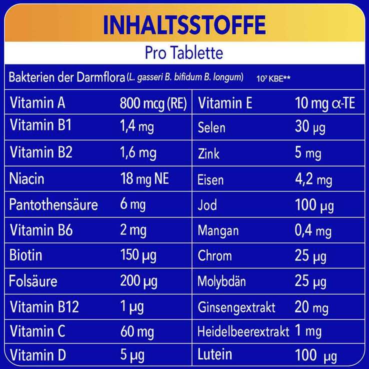 BION3 50 + Energy Tabletten, 30 St