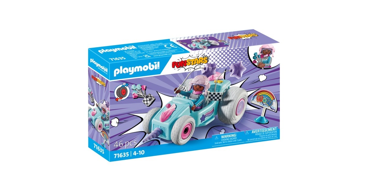 PLAYMOBILFunstars - Racing Unicorn Constructiespeelgoed  (71635)