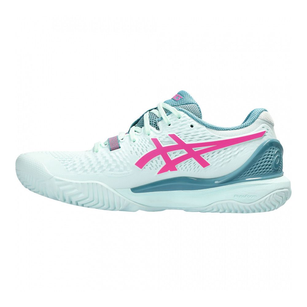 Asics GEL-RESOLUTION 9 PADEL - Chaussures de padel Femme soothing sea/hot pink