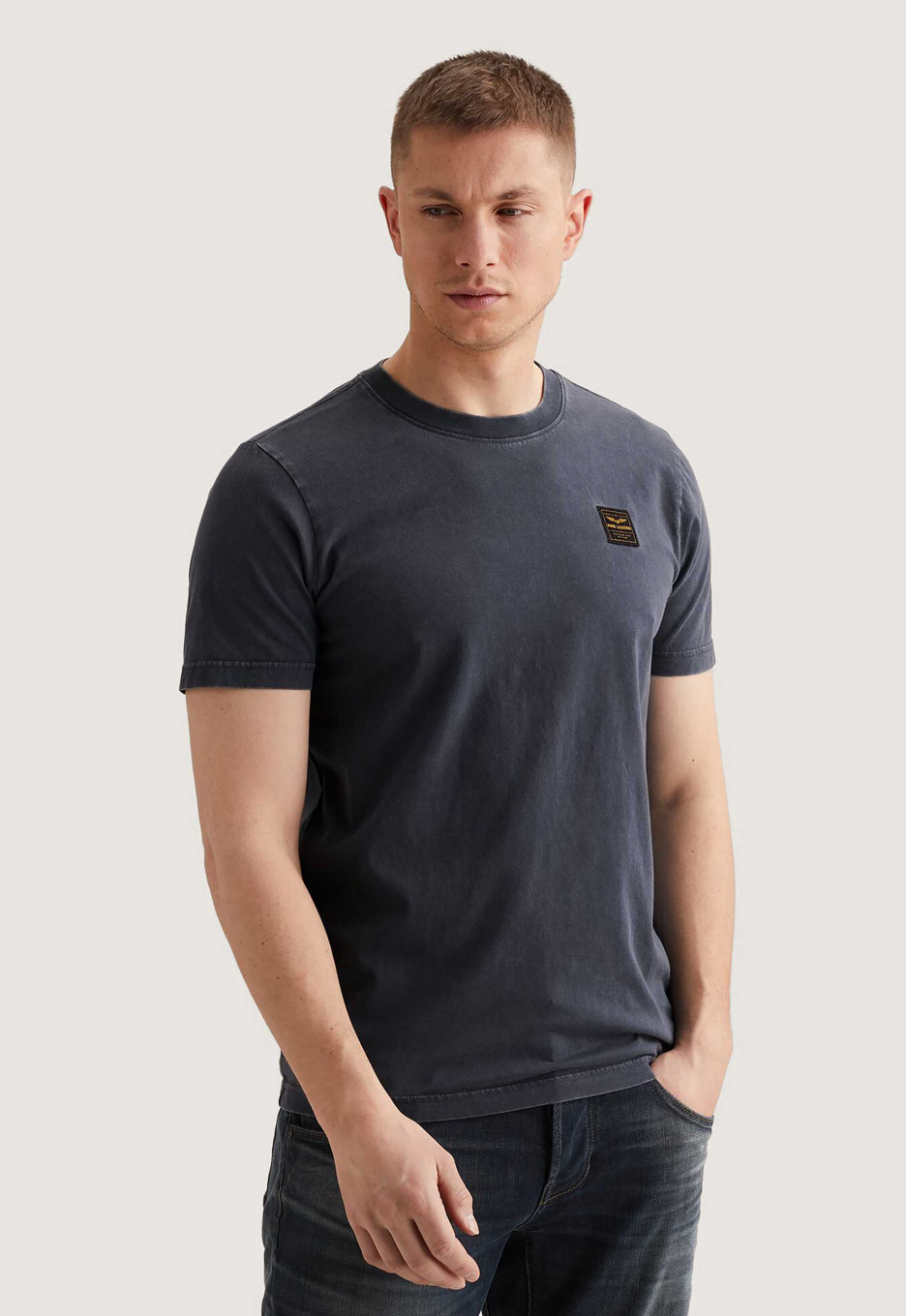 PME Legend Garment-Dye Badge T-shirt
