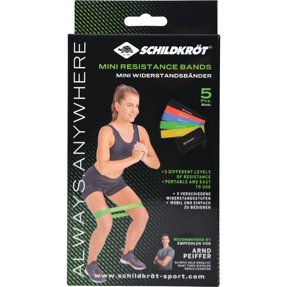 Schildkröt Fitness Mini Widerstandsbänder 5er Set
