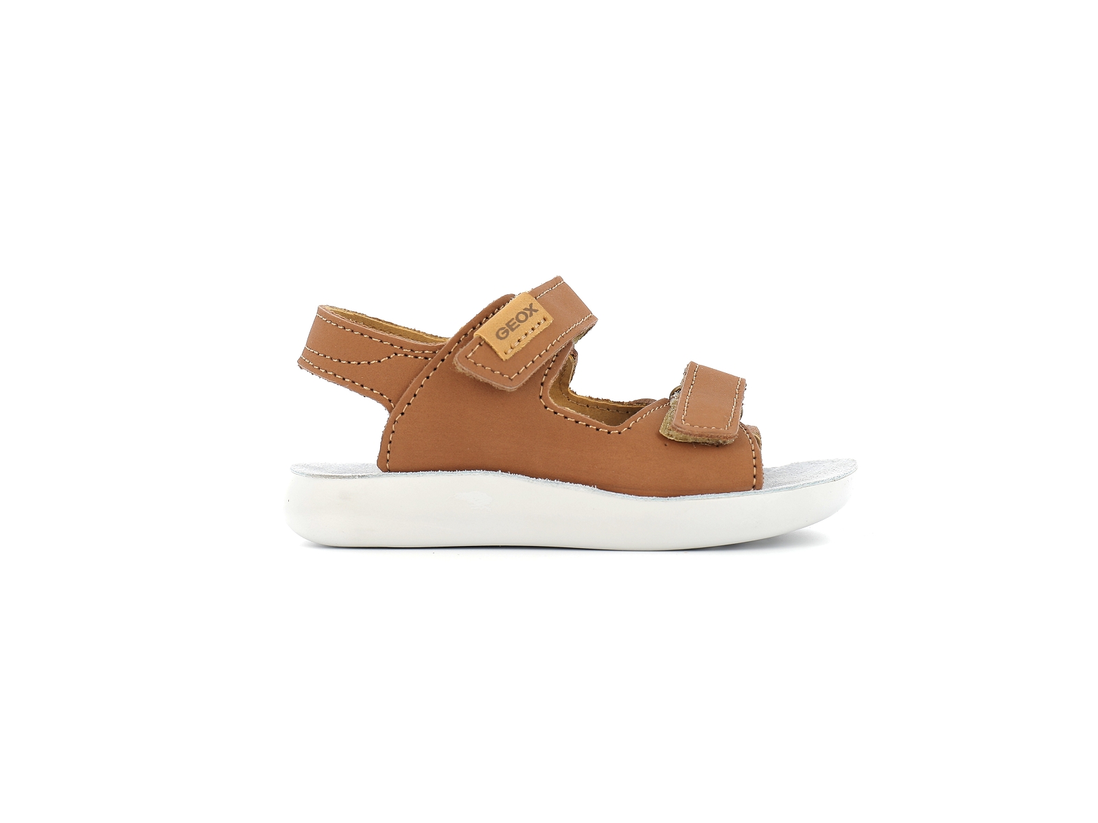 Geox-SANDAL LIGHTFLOPPY B455SB Matières combinées Marron Moyen