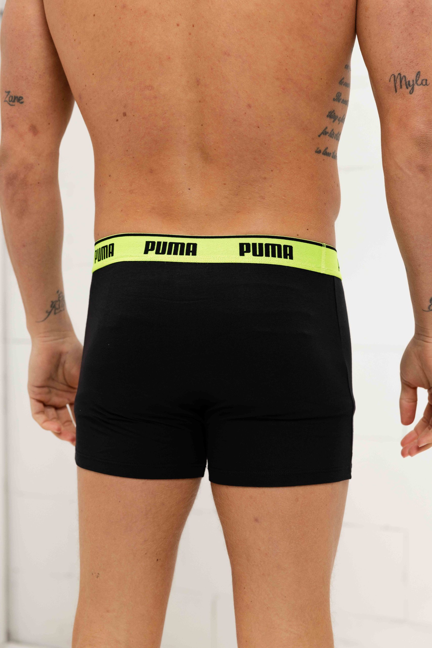 Puma Everyday Basic Boxershort Heren 3-Pack Zwart Combi