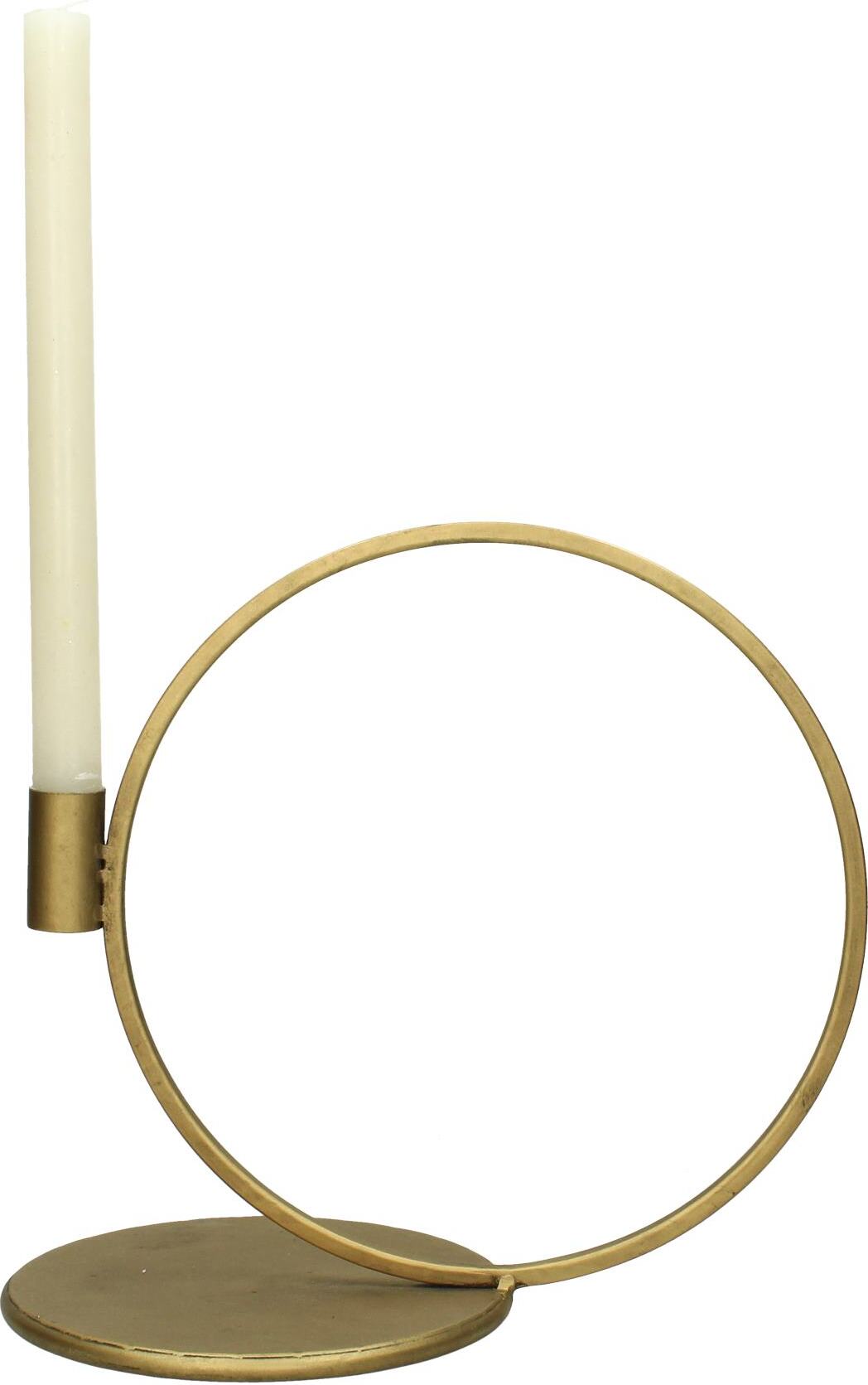 HD Collection kandelaar Metal goud 28,5 x 16,5 x 26 cm
