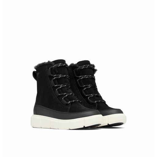 Sorel Youth Explorer™ III Lace WP Støvler, Black Sea Salt, 38