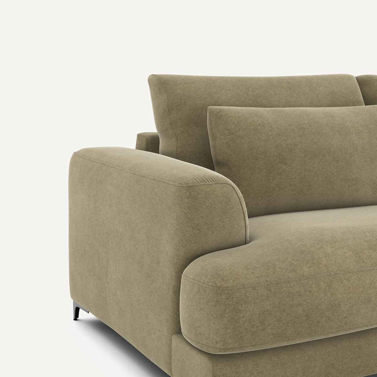 AM.PM<br>Sofá-cama de 3 lugares com forro de veludo, Marsile