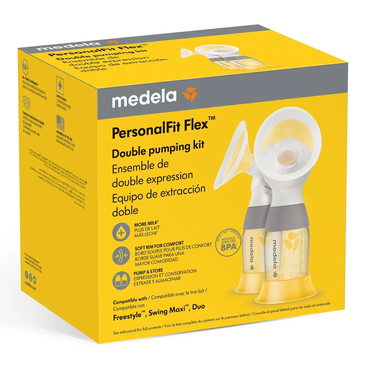 Medela Ensemble De Double Expression PersonalFit Flex™ pour Freestyle™ Swing Maxi™ Duo