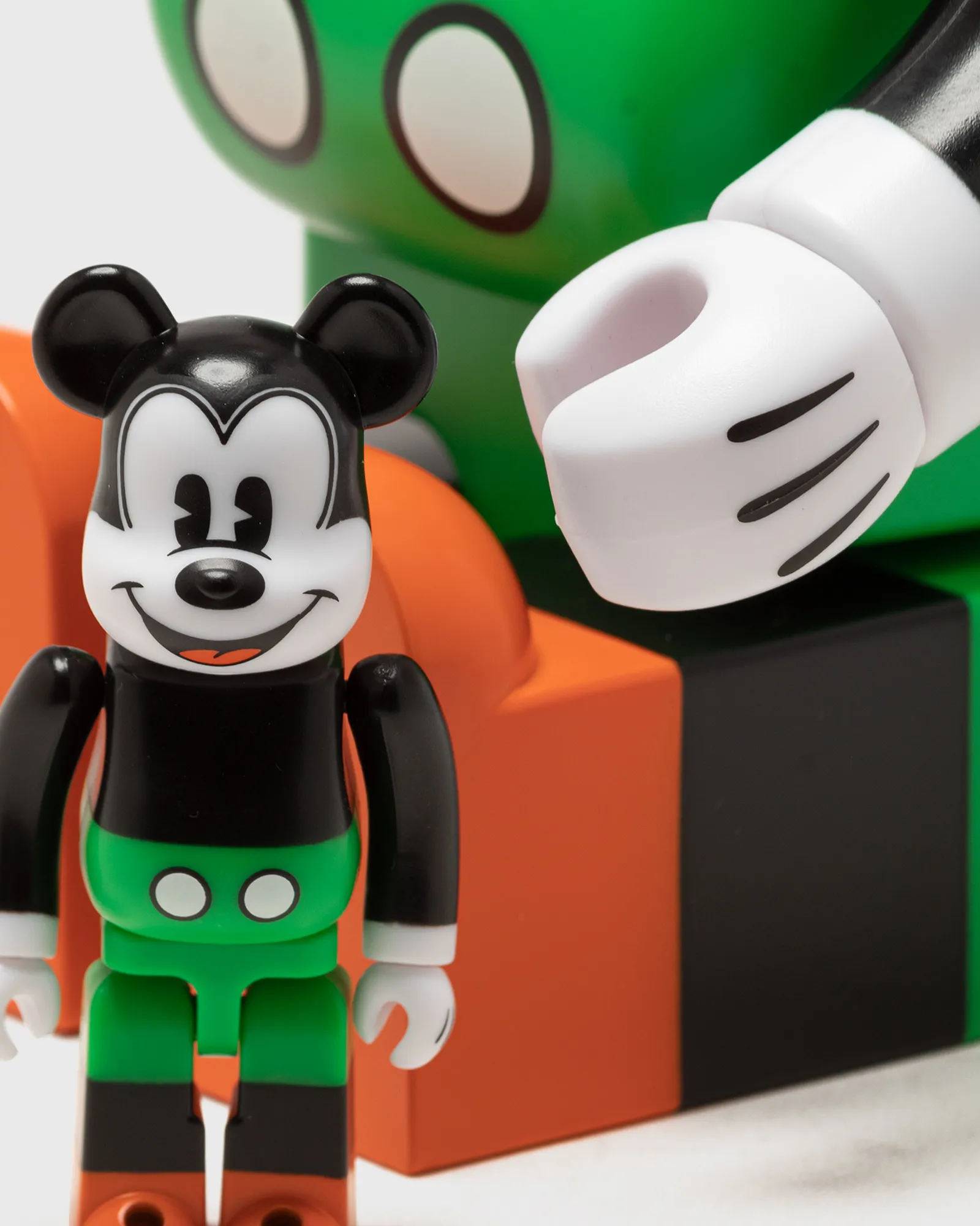 MEDICOM BEARBRICK 400% MICKEY MOUSE 1930S POSTER 2-PACK