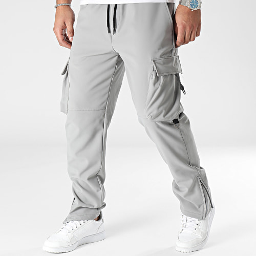 Pantalon Cargo Gris