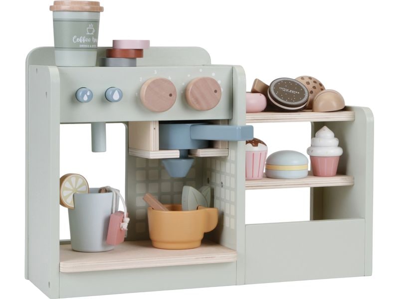 Little Dutch Spiel-Haushaltsgerät Kaffee Ecke Interaktiver Coffee Shop Spielset