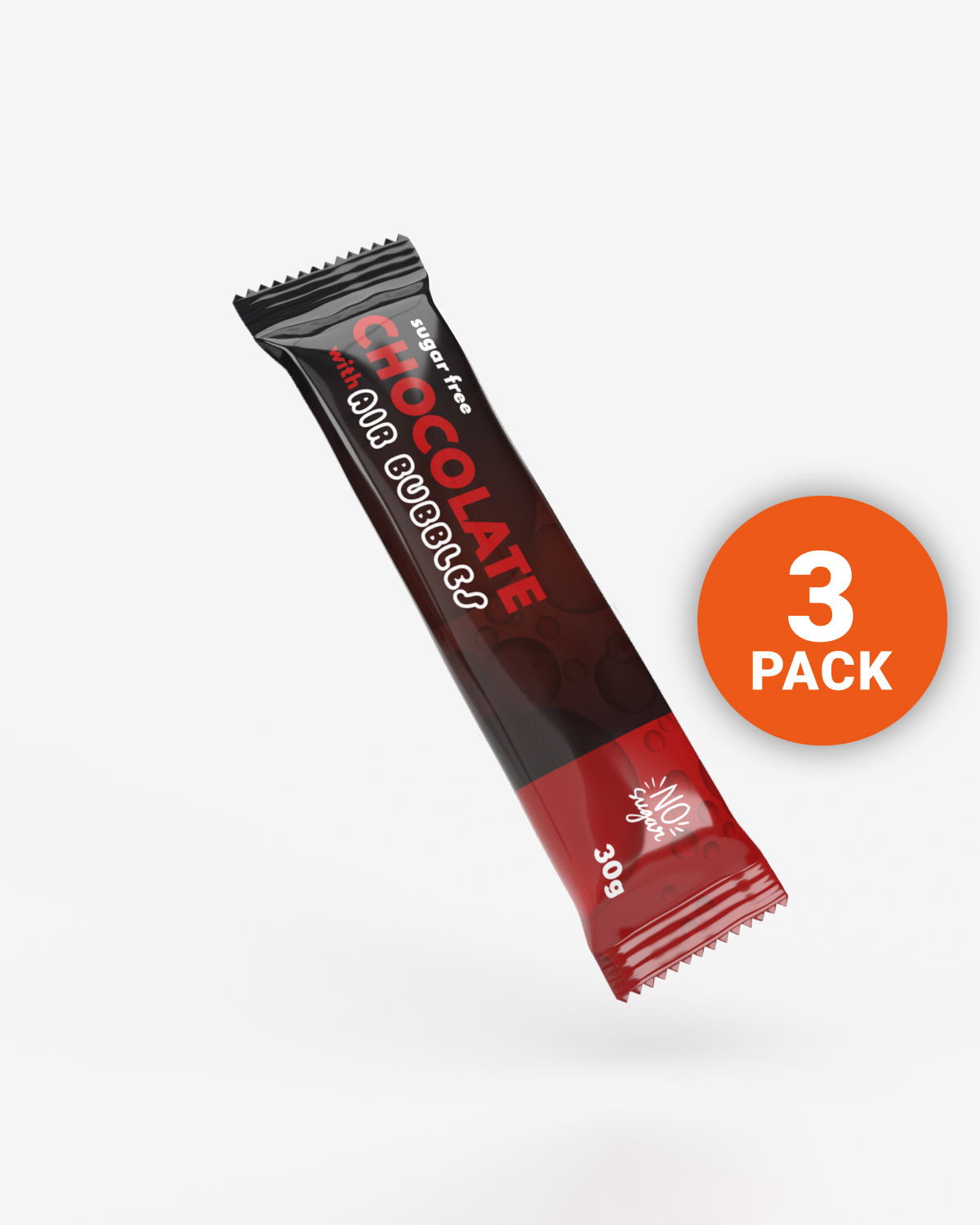 Monster Melkesjokolade Med Luftbobler –  uten tilsatt sukker 3x30g