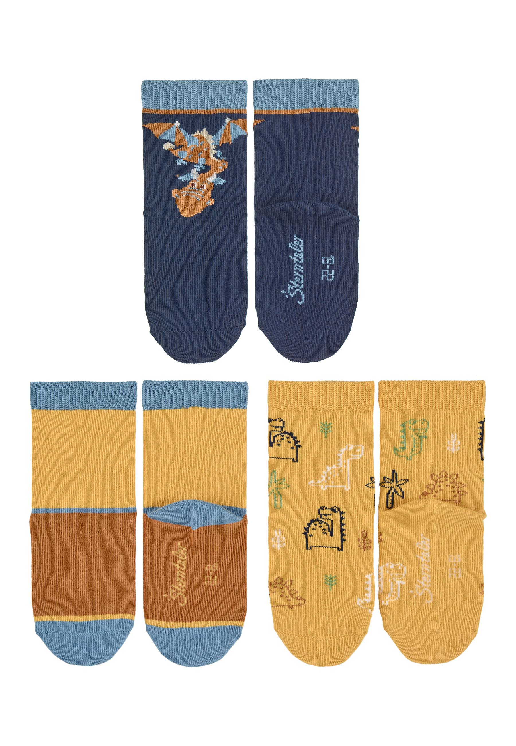 Socken DRAGON 3er Pack in marine