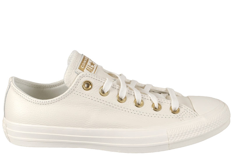 CONVERSE CTAS OX EGRET/EGRET/GOLD WHITE SNEAKER
