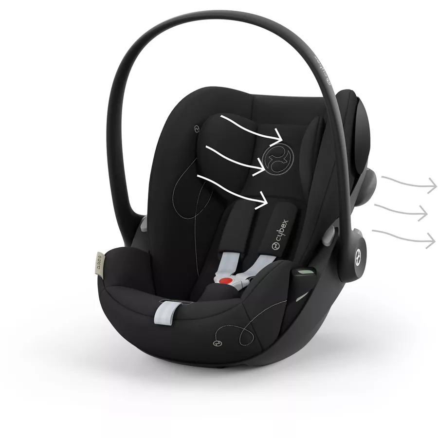 cybex GOLD Babyschale Cloud G i-Size Moon Black