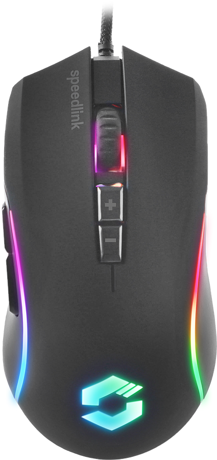 SPEEDLINK ZAVOS RGB Gaming Mouse, rubber-black