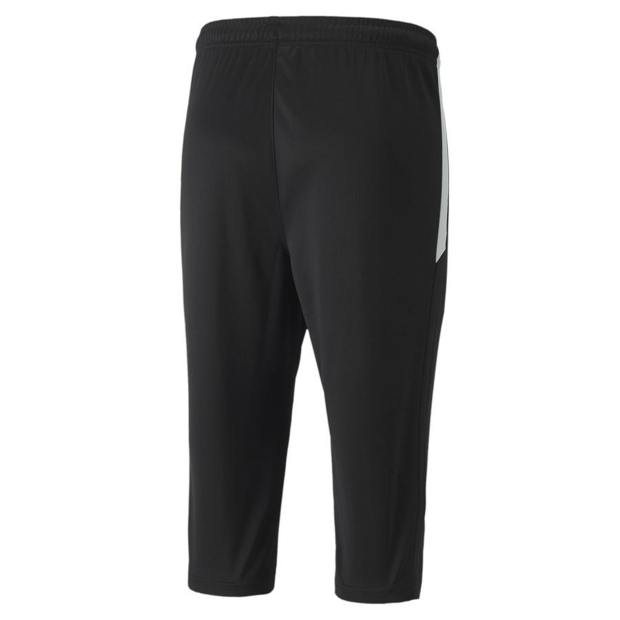 PUMA Bas de Survêtement teamLIGA 3/4 - Noir/Blanc