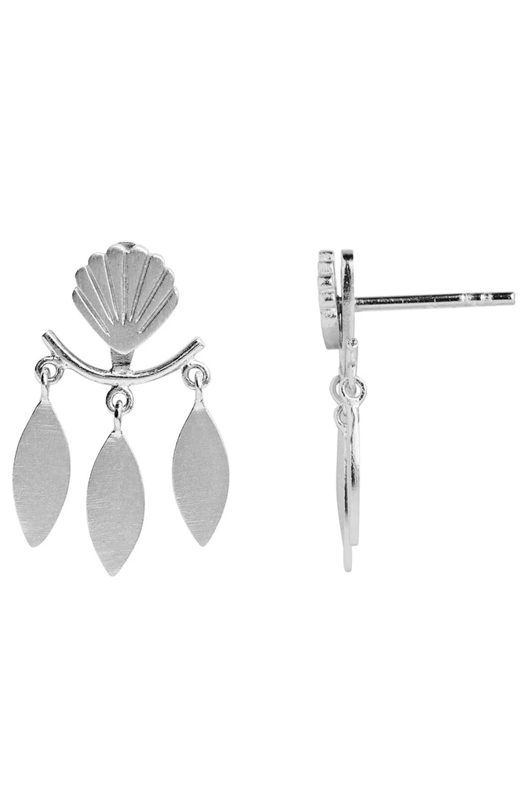 Stine A Dancing Three Leaves Behind Ear silver 1158 00 s