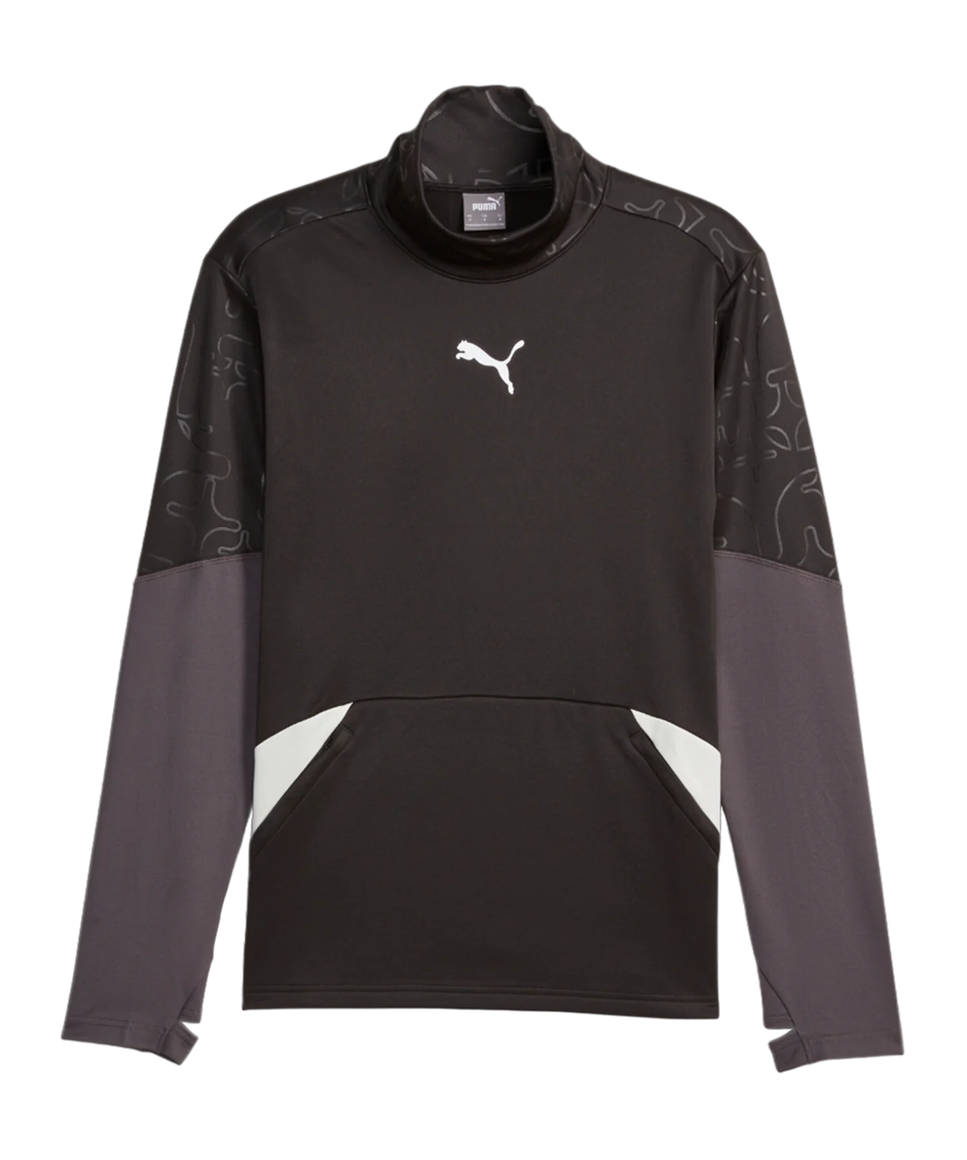 PUMA individual Winterized Sweatshirt Schwarz F03