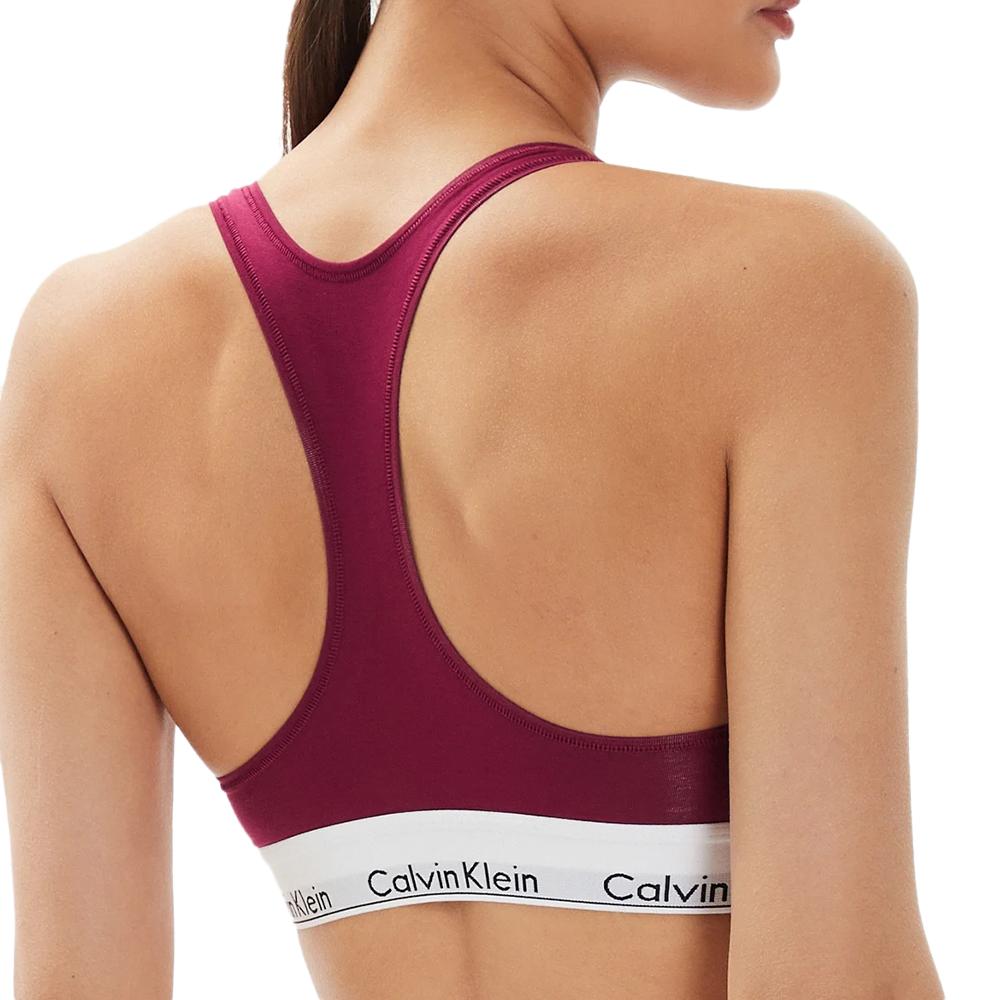 Calvin Klein Jeans Brassière Rouge Femme Calvin Klein Jeans Unlined
