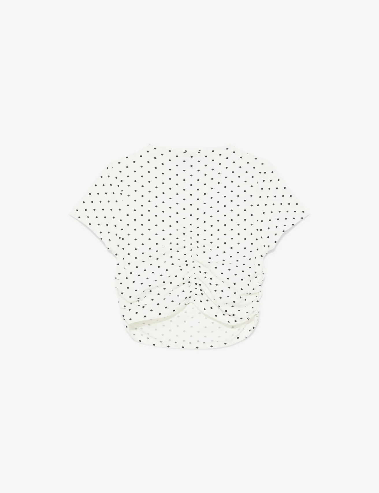T-shirt blanc cassé à pois
