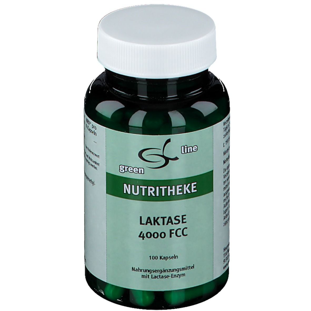 green line NUTRITHEKE Laktase 4000 FCC