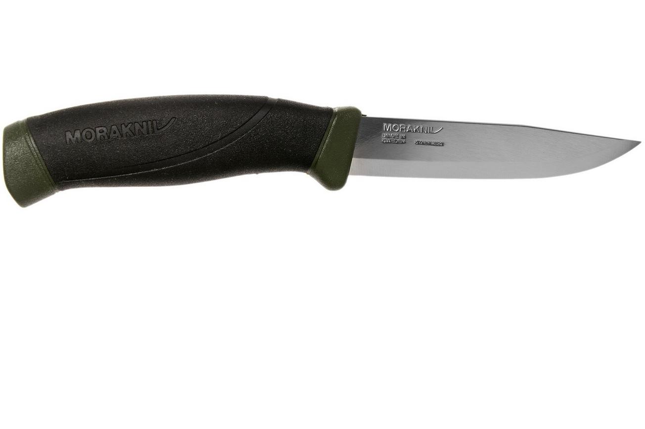 Mora Companion MG stainless groen, bushcraftmes