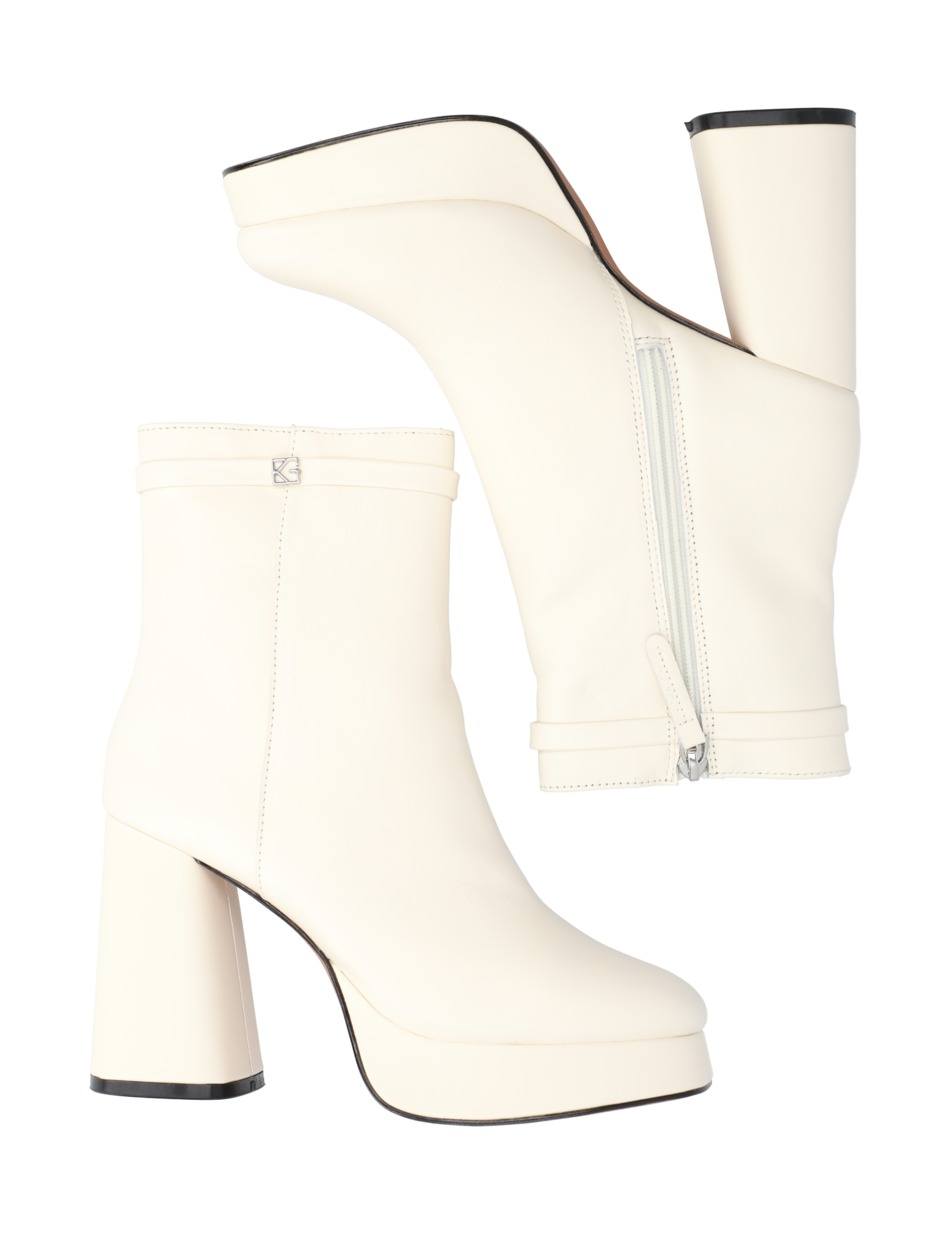 Glattleder Stiefelette