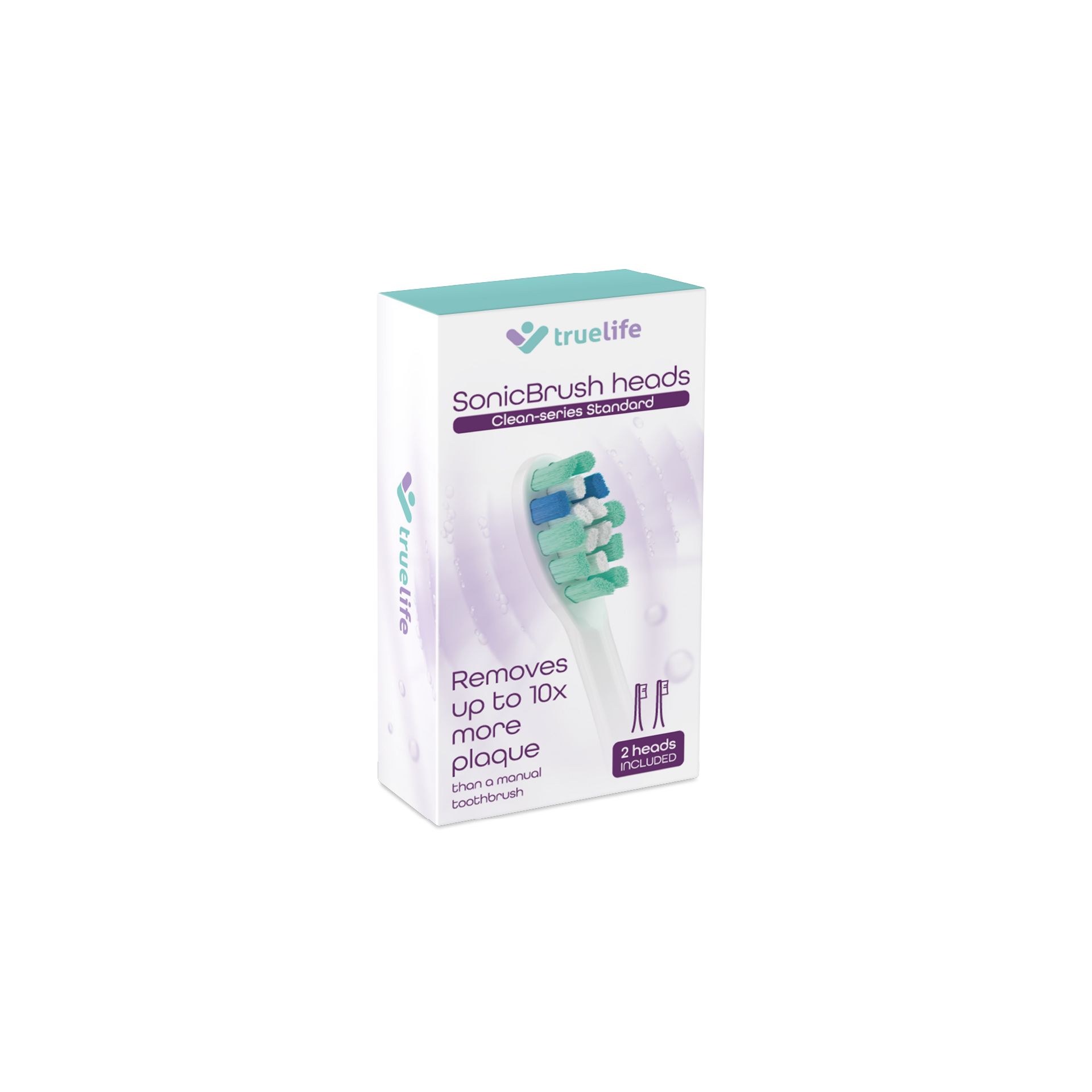 TrueLife SonicBrush Clean-series Köpfe 2-Pack