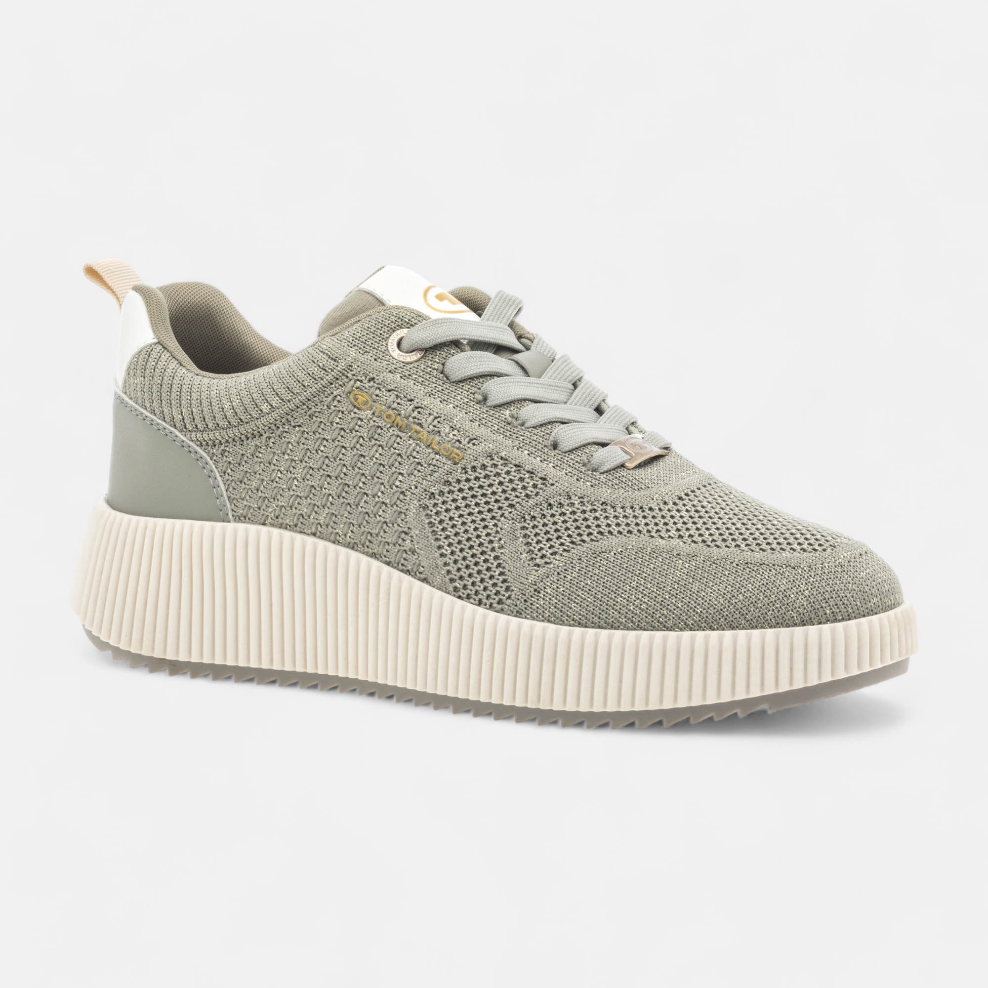 Baskets basses Femme kaki