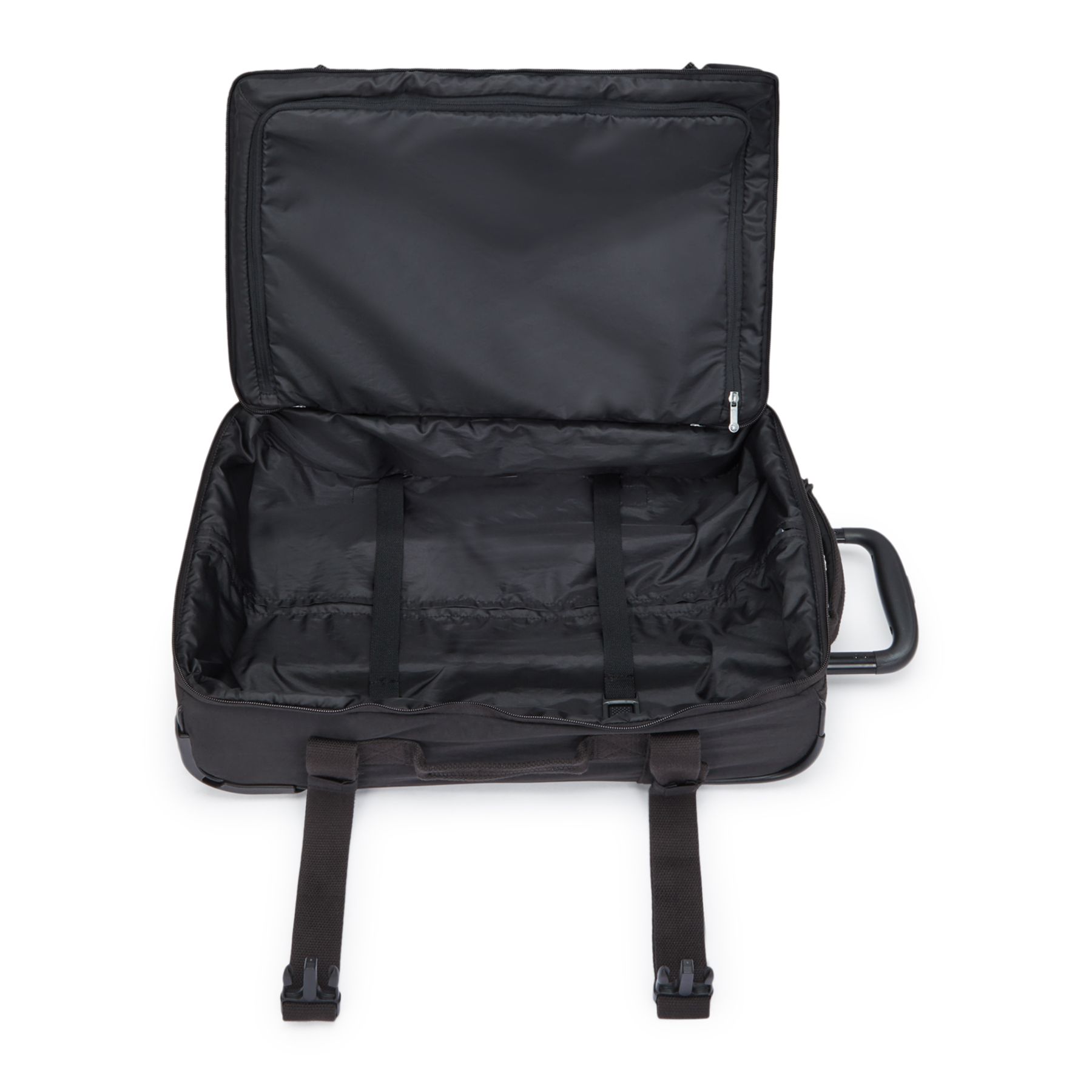 AVIANA S Petit bagage à main à roulettes avec sangles ajustables - Black Noir