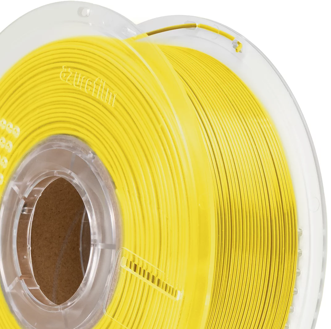 AzureFilm  PETG Hyper Speed Yellow, 1,75 mm / 1000 g    Hochwertiges Universal-Filament