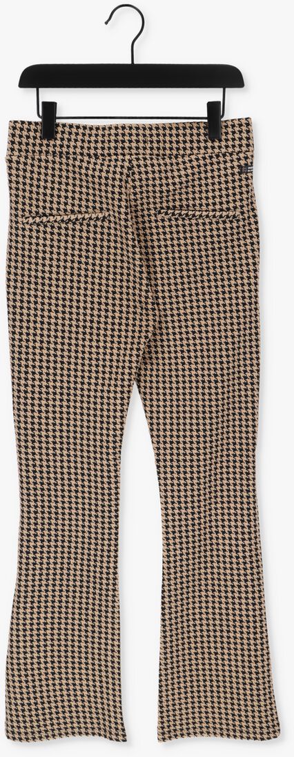 INDIAN BLUE JEANS camel indian blue jeans flared broek check flare pants