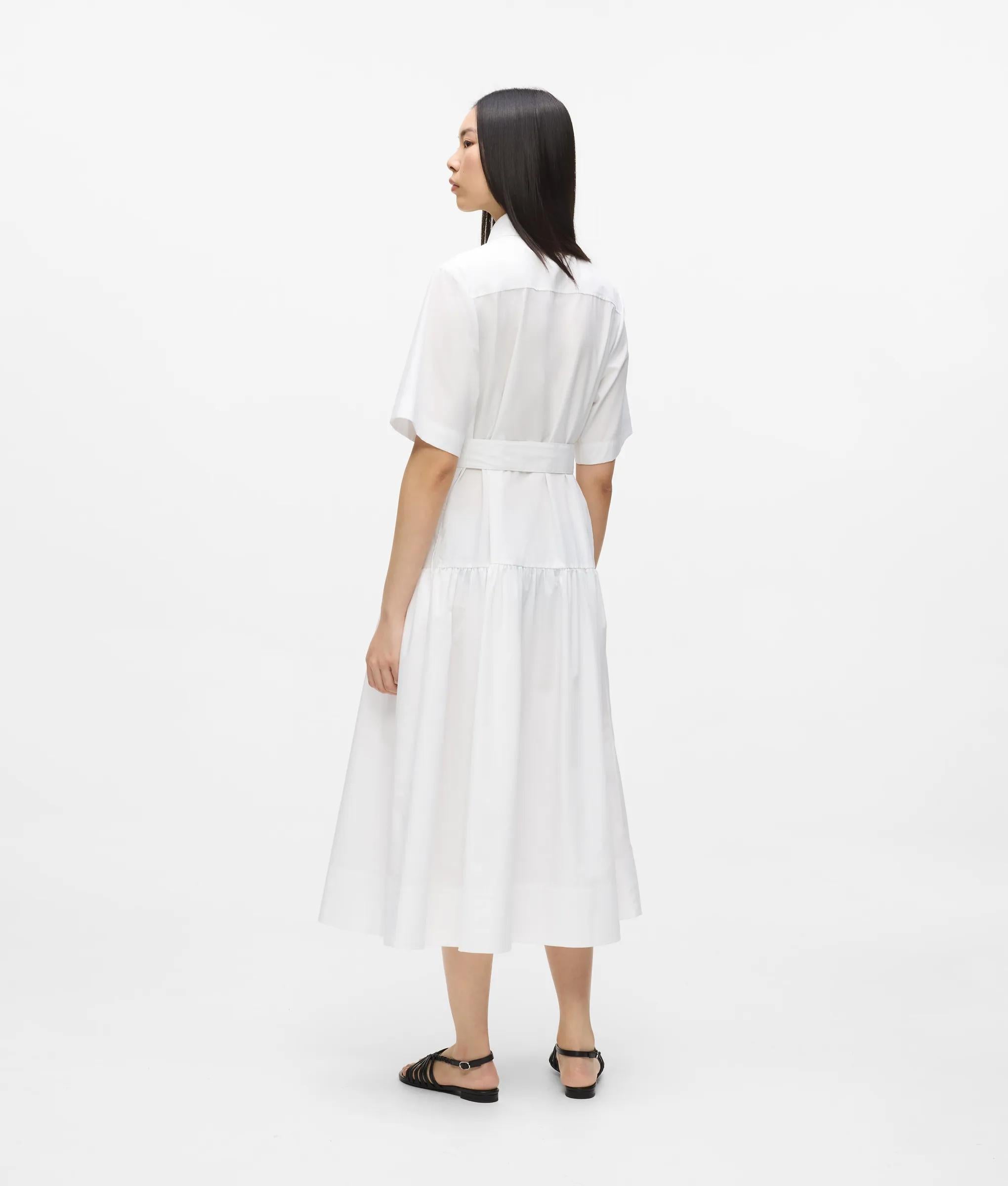 Midi shirt jurk