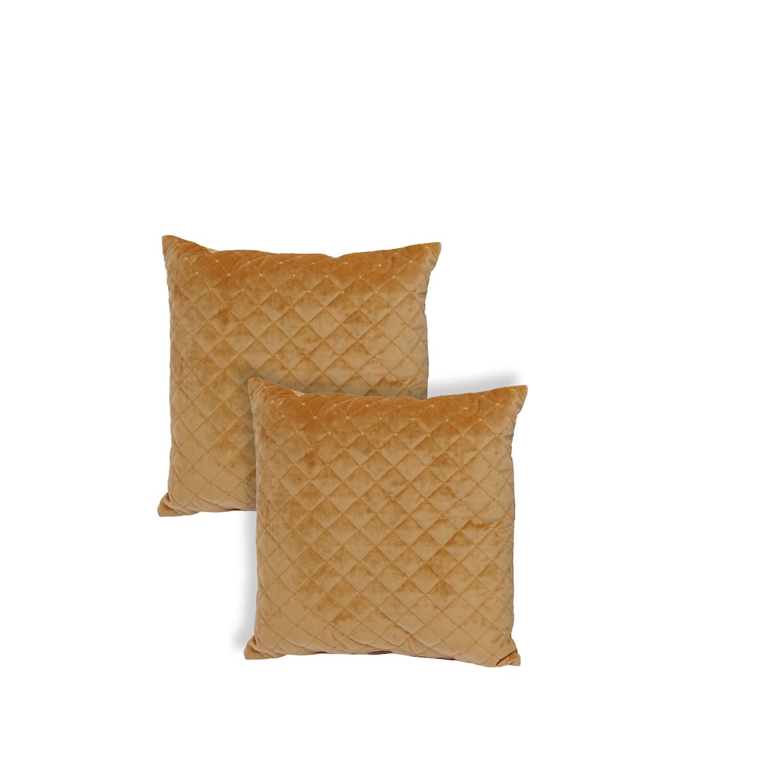 2er Set - Dekokissen Luxery Grau