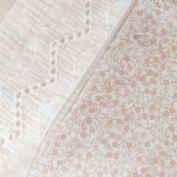 Baby's Only Calm Broderie Wieglaken - 80 x 100 cm - Wit