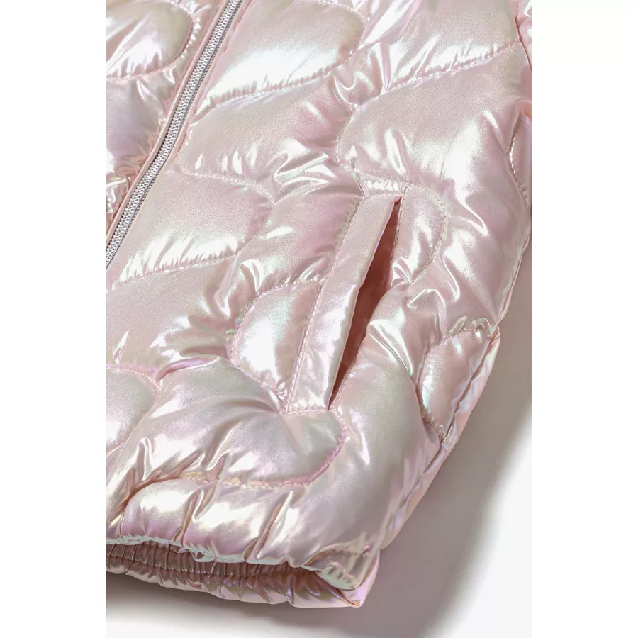 MINOTI Steppjacke mit Stehkragen Hellrosa