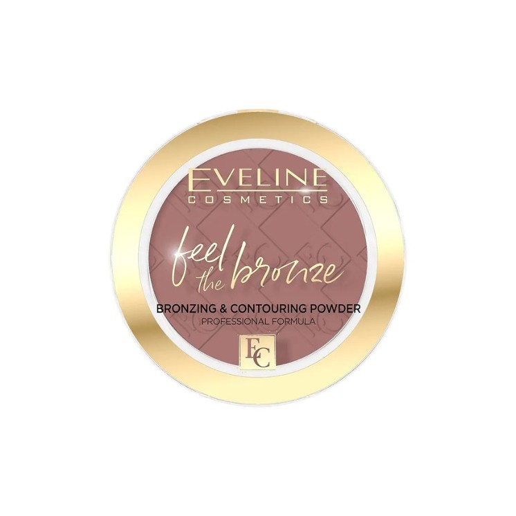 Eveline Feel The Bronze bronzing-contouring gezichtspoeder /02/ Chocolate Cake