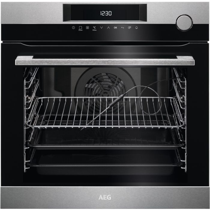 AEG Dampfbackofen Set mit Vollauszug BFH7741BA3