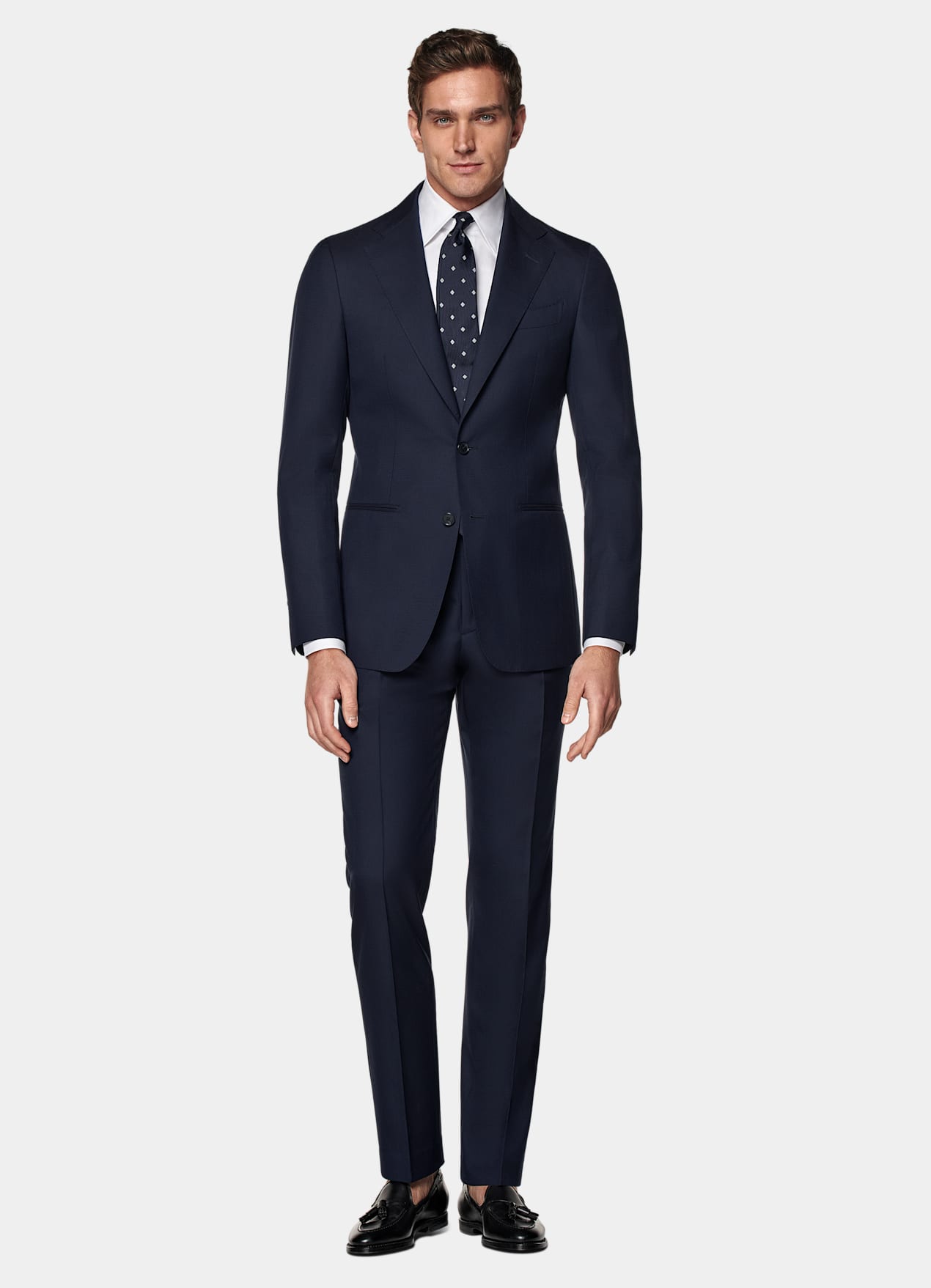 Costume sur mesure Custom Made bleu marine