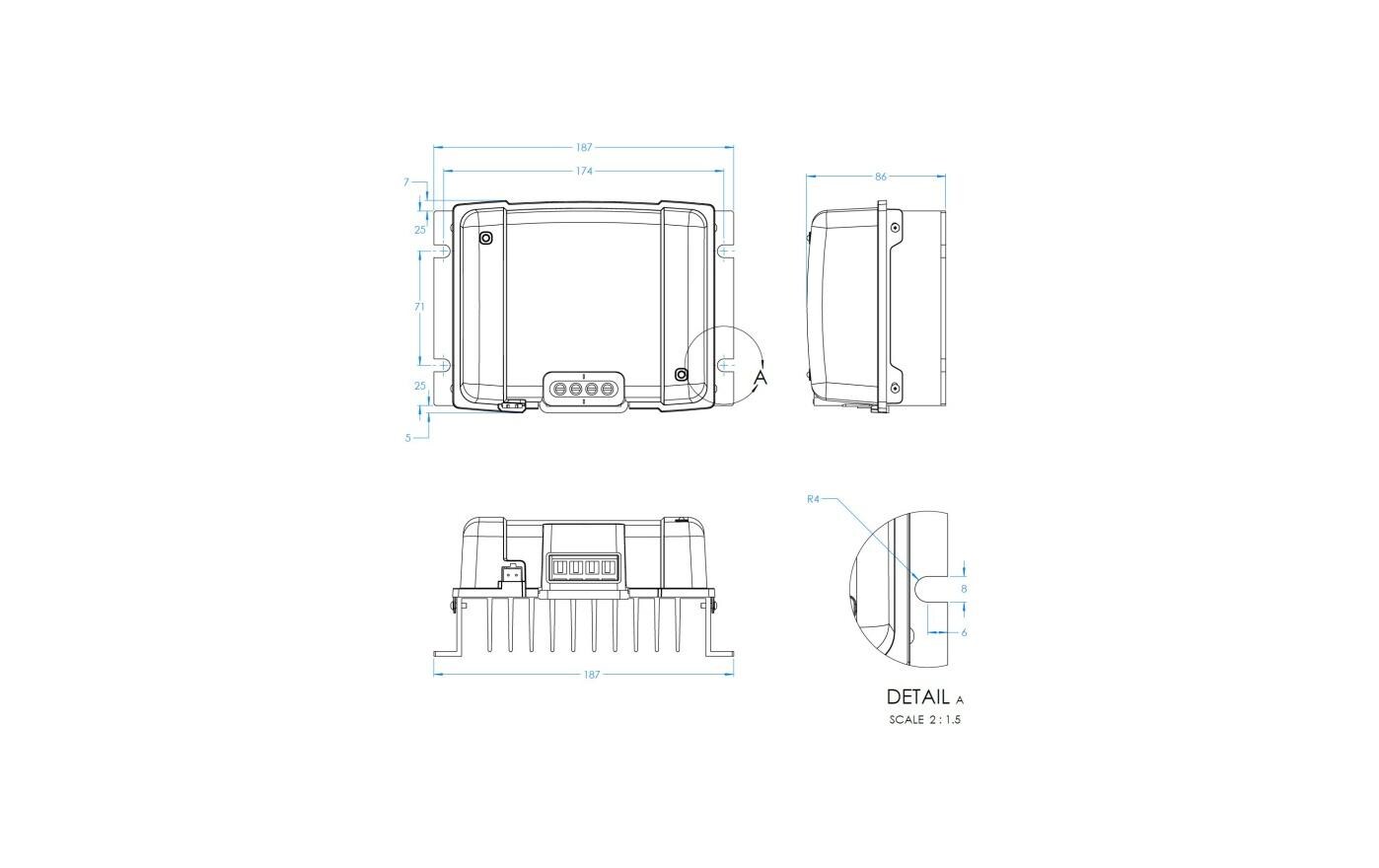 Orion-Tr Smart 12 V/48 V 8 A<br>Isolierter Ladewandler