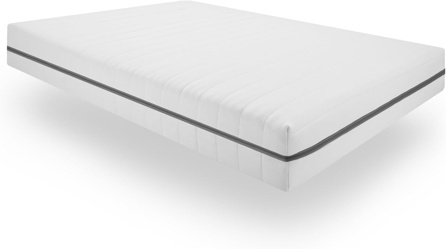 Orthopädische 7 Zonen Matratze 140x200 - Höhe ca. 18cm - Härtegrad H3 & H4 - Kaltschaummatratze ergonomisch stützend - Oeko TEX & CertiPUR Zertifiziert