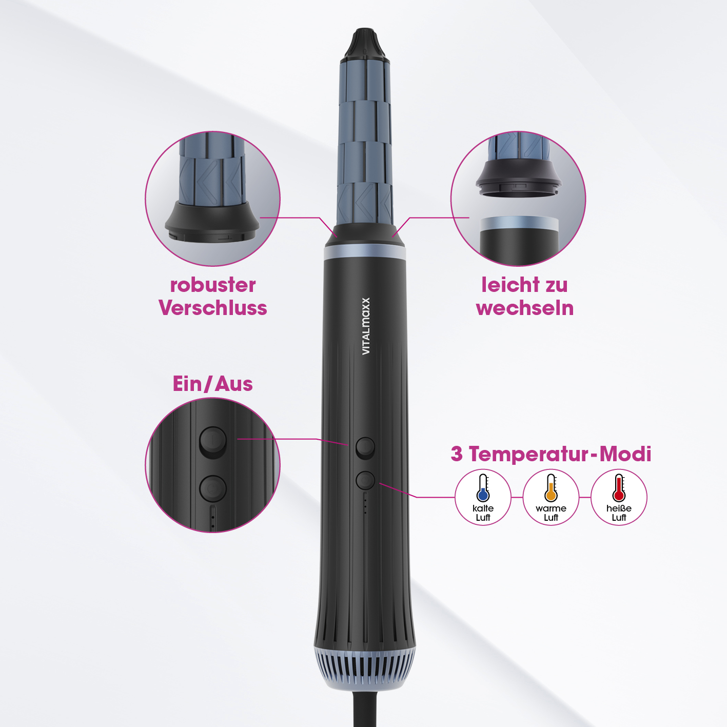 VITALmaxx Air Curler Plus 7-tlg.