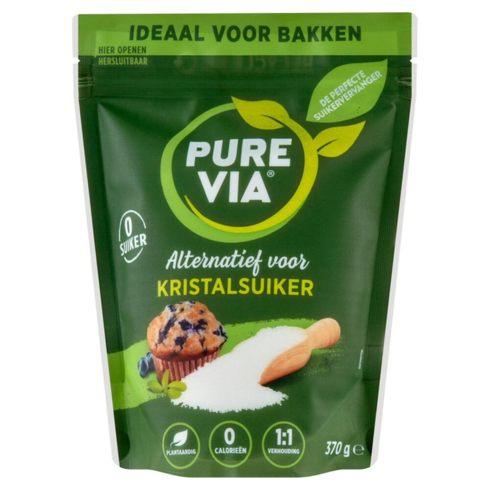 Pure Via Kristalsuiker 370 gr