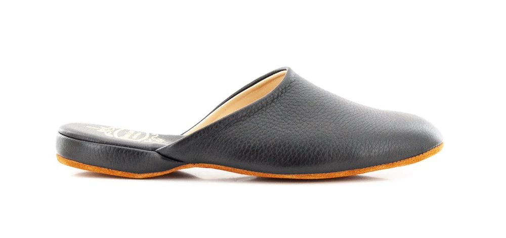 BOWHILL & ELLIOTT - SLP MULE BLACK