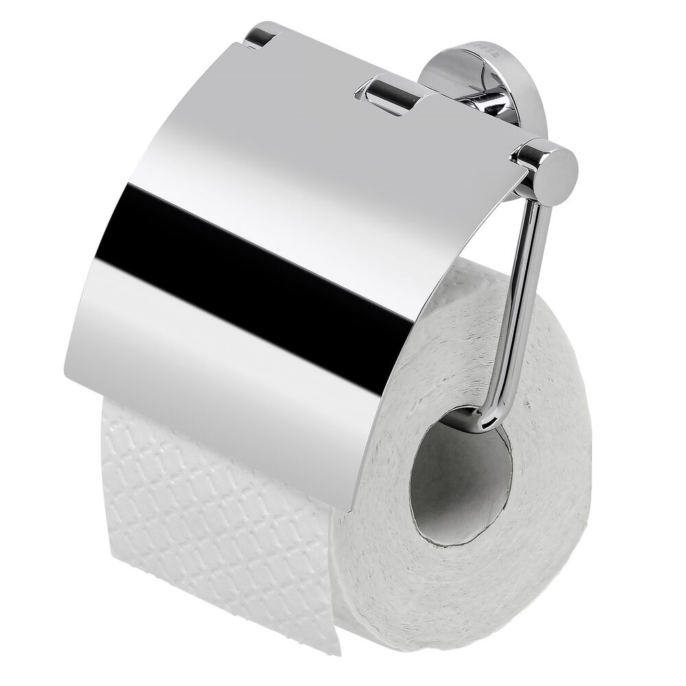 Geesa Nemox toiletrolhouder met klep chroom