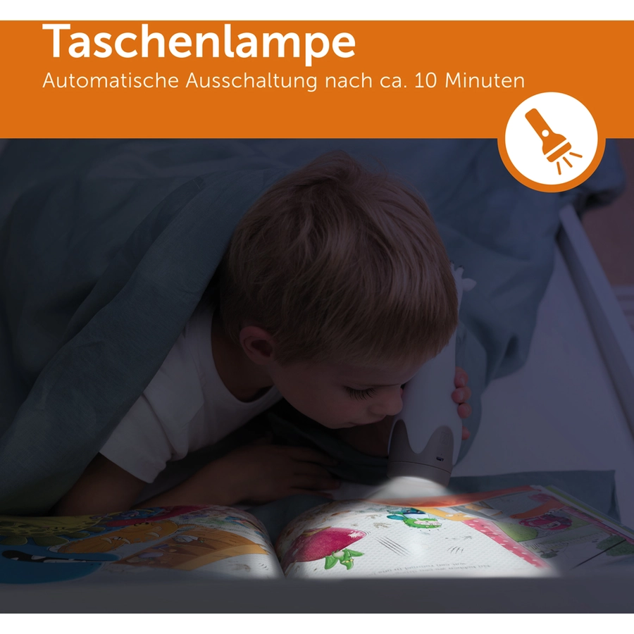 ZAZU Taschenlampe und Nachtlicht Giraffe Gina, grau