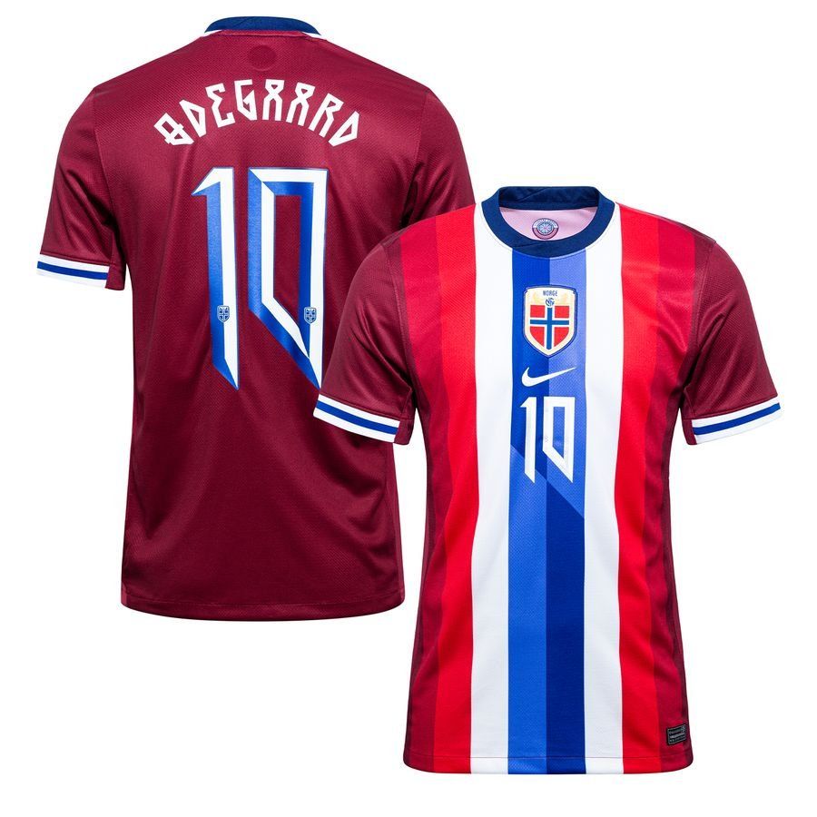 Norvège Maillot Domicile 2024/25 ØDEGAARD 10